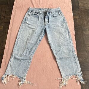 Used GRLFRND Faded Blue Denim Jeans - Size 26